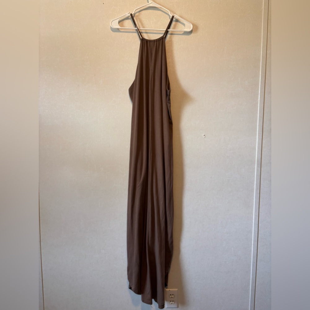 For Gand PL | Brown Halter Maxi Dress | Size XL - Picture 5 of 5
